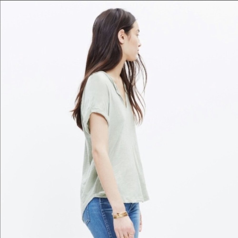Turntable Split-Neck Tee - Picture 2 of 3